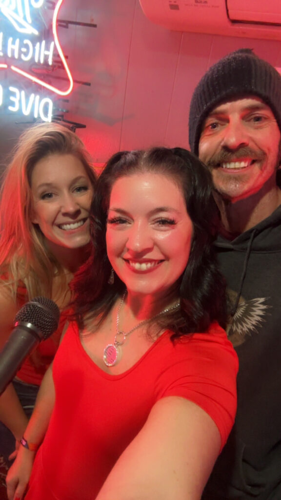 Pete Henry, Kayce Holoubek, and Courtney Dayne